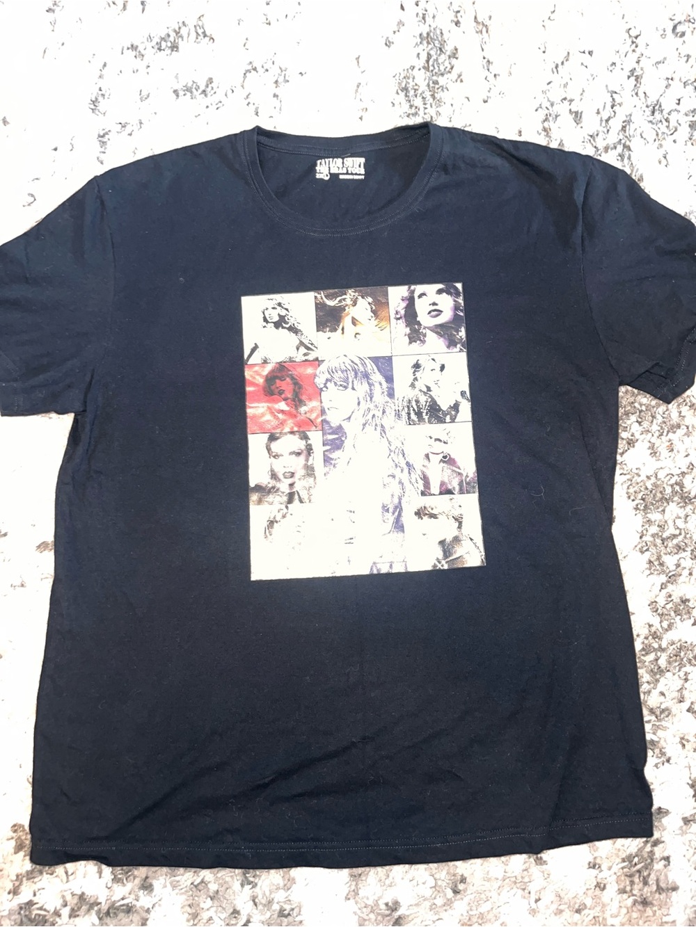 Black Taylor Swift Eras Tour T-Shirt - Picture 2 of 4